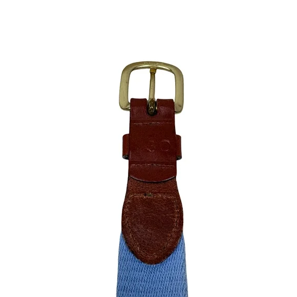 Philadelphia Cricket Country Club Golf Course Belt Women’s 30 Blue Embroidered